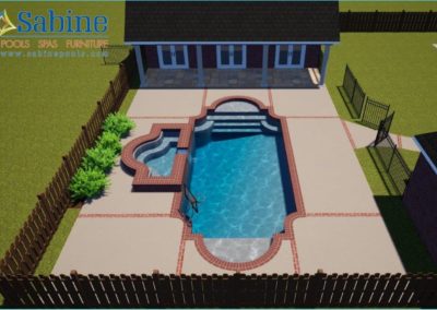 3-D Inground Pool Designs