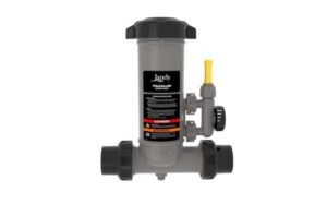 Jandy TruChlor Erosion Feeder, Inline Variable Speed, Clear Glass Lid